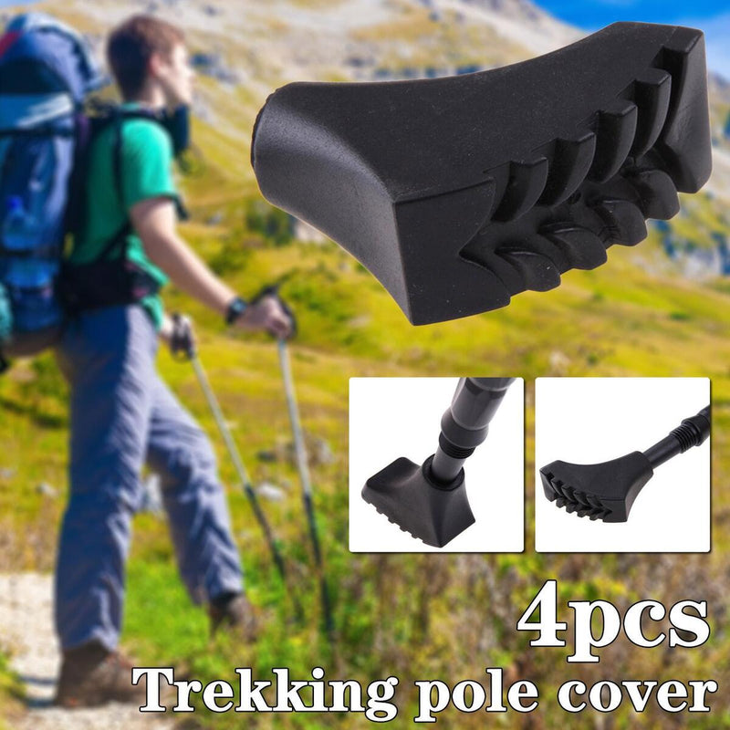 4Pcs Nordic Walking Trekking Hiking Ferrule Pole Stick Pads New_