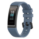 Silicone Watchband Strap w/Buckle for Huawei Band 4 Pro TER-B29S (Cyan) Newly