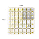 Acrylic Patchwork Ruler Two Color Quilting DIY Sewing Tools (6.5x6.5 inch) Newly