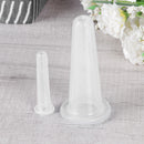 2pcs Vacuum Face Massage Cup Silicone Cupping Suction Can for Facial Leg Arm