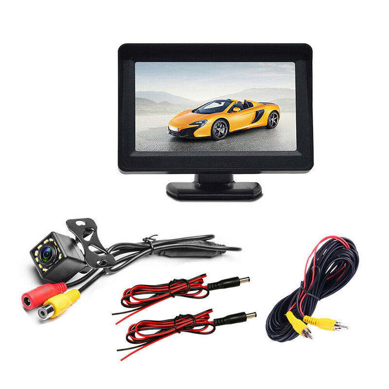 Reverse Camera Dash Monitor 4.3inch Rear-view Display Monitor Auto Accessories