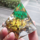 Crystal Energy Generator Orgone Pyramid Spiritual Heal Orgonite Stone (E) Newly