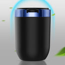 LED Light Car Ashtray Universal Cigarette Cylinder Holder with Lid (Blue) Newly