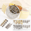 170pcs/box Watch Crown Replacement Watchmaker Repair Accessories Tool Kits Newly