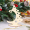 Xmas Tree Christmas Ornaments Christmas Tree Crafts Wood Slices with Stand