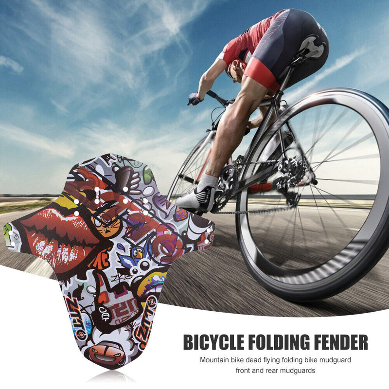 Bicycle Front Rear Wheel Wings Fender Plastic Mountain Bike Fixed Gear Mudg