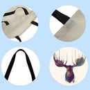 Jump car shopping bag with moose print (40 x 40 cm)