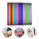55pcs Straight Knitting Needles Alumina Crochet Hooks Weaving Craft Tools
