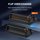 Number Stop Sign Plate Car Temporary Parking License Card Phone Holder Newly