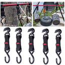 5pcs Outdoor Camping Hiking Hanging Rack Pot Pan Cookware Lamp Holder Hook Newly