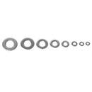 72pcs/box Stainless Steel Flat Washers 8 Sizes M4 M5 M6 M8 M10 M12 M14 M16