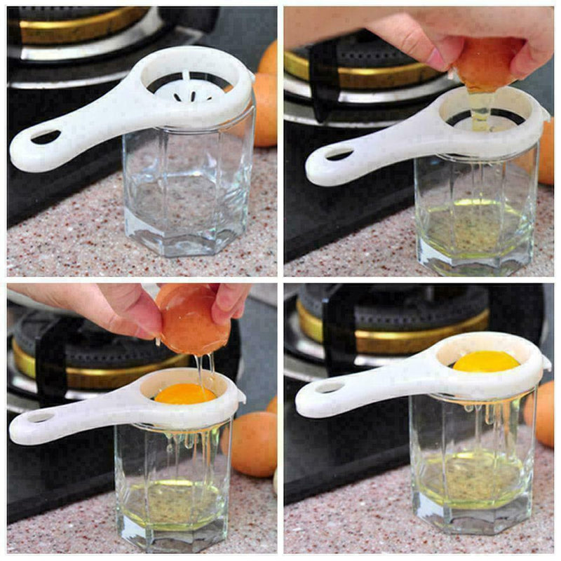 Kitchen Tool Gadgets Egg Yolk White Separator Divider Sieve Convenien 7Y9I L6M9