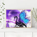 Dragon Frameless Picture Oil Paint By Numbers Hand Painted Picture for Home