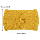 Hair Accessories Knitted Headband Ear Warmer Headband Cross Knot Hairband