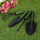 4pcs Garden Tools Set Trowel Rake Shovel Heavy Duty k Ergonomic X1V8 Metal S7S7