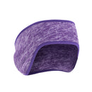 Winter Warm Double-Layer Fleece Scarf Neck Cover for Women Men (Purple)