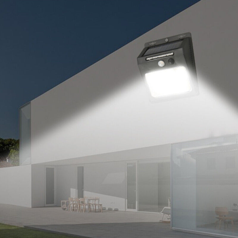 LED COB Solar Lights Outdoor Motion Sensor Waterproof Street Wall Lamps (C)
