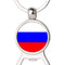 Russian National Flag Bottle Opener Gem Keychain Multifunctional Car Key Ring
