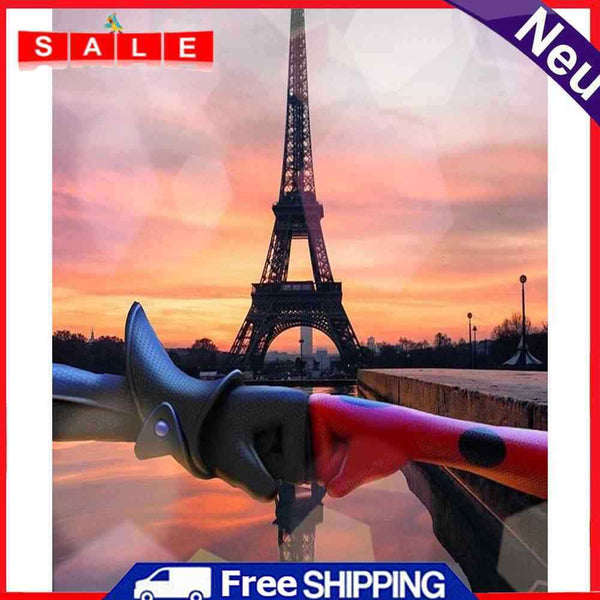 Eiffel Tower 40x50cm Oil Paint By Numbers Picture DIY M437