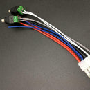 1pc Power Input Speaker Wire Harness 10 Pin Plug RCA For Dual TBX10A G8K0 C9Z7