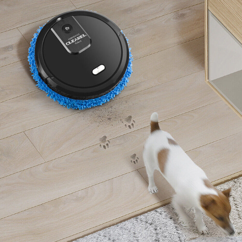 House Charging Vacuum Cleaner Rotary Mopping Machine Sweeping Robot (Black)