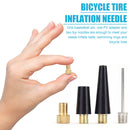 4pcs/set Ball Needle Nozzle Adapter Kit Bicycle Tire Inflate Pump Parts Newly