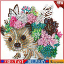 5D DIY Special Shaped Diamond Painting Dog Cross Stitch Mosaic Craft Kits