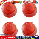 4pcs Electric Guitar Knob Cap Guitar Volume Tone Button for EPI LP (Red) Newly