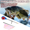 10pcs Portable Ice Fishing Rod Top Tip Winter Fishing Extension Pole (16cm)
