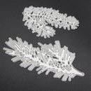 2Pcs Pine Branch Machining Dies Scrapbooking Stencil Embossing Dies Kür