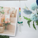 Crystal Hanging Drops Colorful Beads Angel Pendant Chandelier Curtain Decor