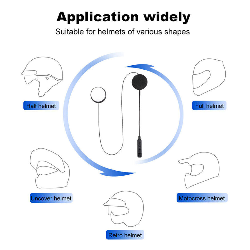 Motorcycle Helmet Headset Bluetooth-compatible 5.1 Speaker Wireless Headpho
