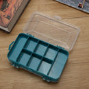 13 Grid Clear Instrument Box Both Sided Plastic ToolBox Organizer B