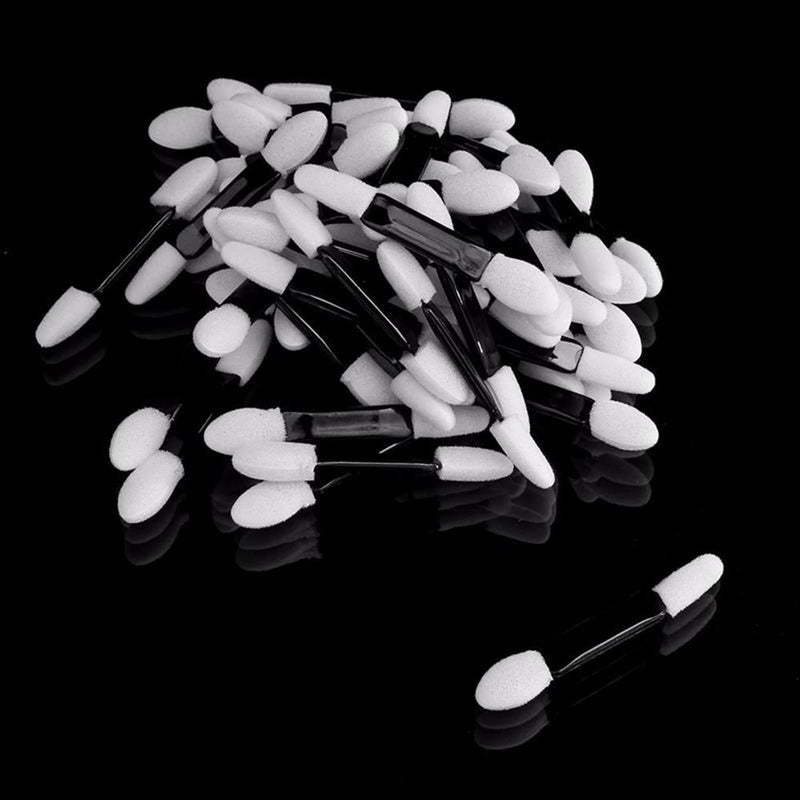 Disposable Eyeliner stick Sponge Double Foam Head Applicator Eyeshadow Brush