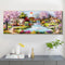 5D DIY Full Drill Diamond Painting Bridge Crane Cross Stitch Embroidery Craft