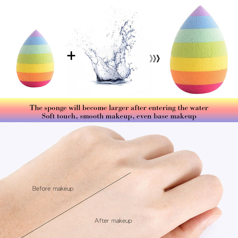 Makeup Sponge with Storage Case Moisture-proof Beauty Cosmetic Sponge Holders