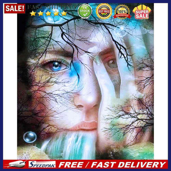 Waterfall Girl Oil Paint By Numbers Kits DIY Craft Coloring Drawing Home De