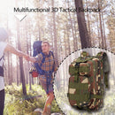 30L Outdoor Sport Waterproof Backpacks Large Storage Rucksack (Jungle Camo)