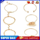 6pcs European Pineapple Slice Bracelet Boho Tassel Shell Bangles Women Jewelry