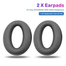 1 Pair Replacement Ear Pads for Sony WH1000XM2 MDR-1000X Headphones (Black)