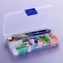 1set Knitting Home Accessories DIY Knitting Tools Set Crochet Hook Stitch Weaving B