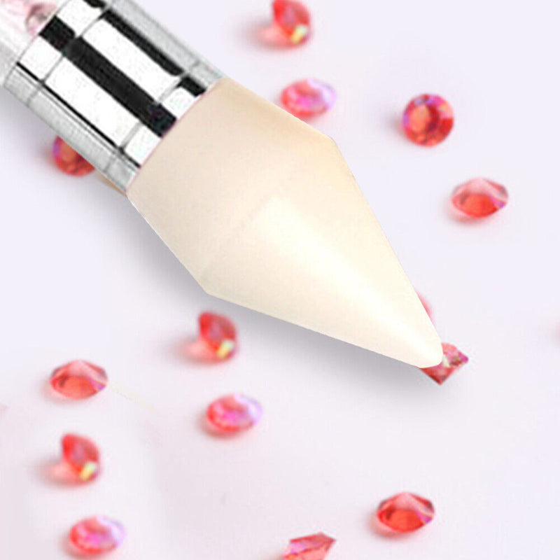 2pcs Point Drill Pen Replacement Clay Wax for DIY Diamond Painting (White) Newly