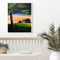 DIY Hand Painted Paint By Numbers Oil Canvas Pictures Evening Cabin Ornament Kit