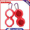 Sports Tools Golf Ball Cover Silicone Golf Ball Protective Cover with Carabiner