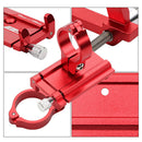 GUB G-81 Motorcycle Handlebar Holder Bike Scooter Mobile Phone Bracket Red