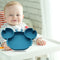 #A Cartoon Children Baby Dishes Complementary Food Dining Plate for Family Schoo