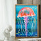 Marine Life Colouring Oil Canvas Pictures DIY Hand Painted Paint By Numbers Kit