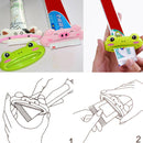 Cartoon Bathroom Dispenser Toothpaste Easy Squeeze Dispenser Roll Holder