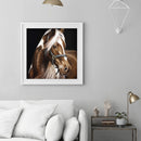 5D DIY Diamond Painting Horse Full Round Drill Mosaic Art Picture of Rhinestone