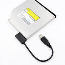 HDD 13Pin 7+6 CD/DVD ROM USB 2.0 to Sata II Driver Adapter Converter Line Cable